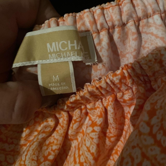 Women's Off-Shoulder Orange Top - Picture 2 of 2